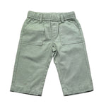 Trussardi Pantalone Tinta Unita con Elastico In Vita per Neonato TIP2605PA VERDE TRUSSARDI 