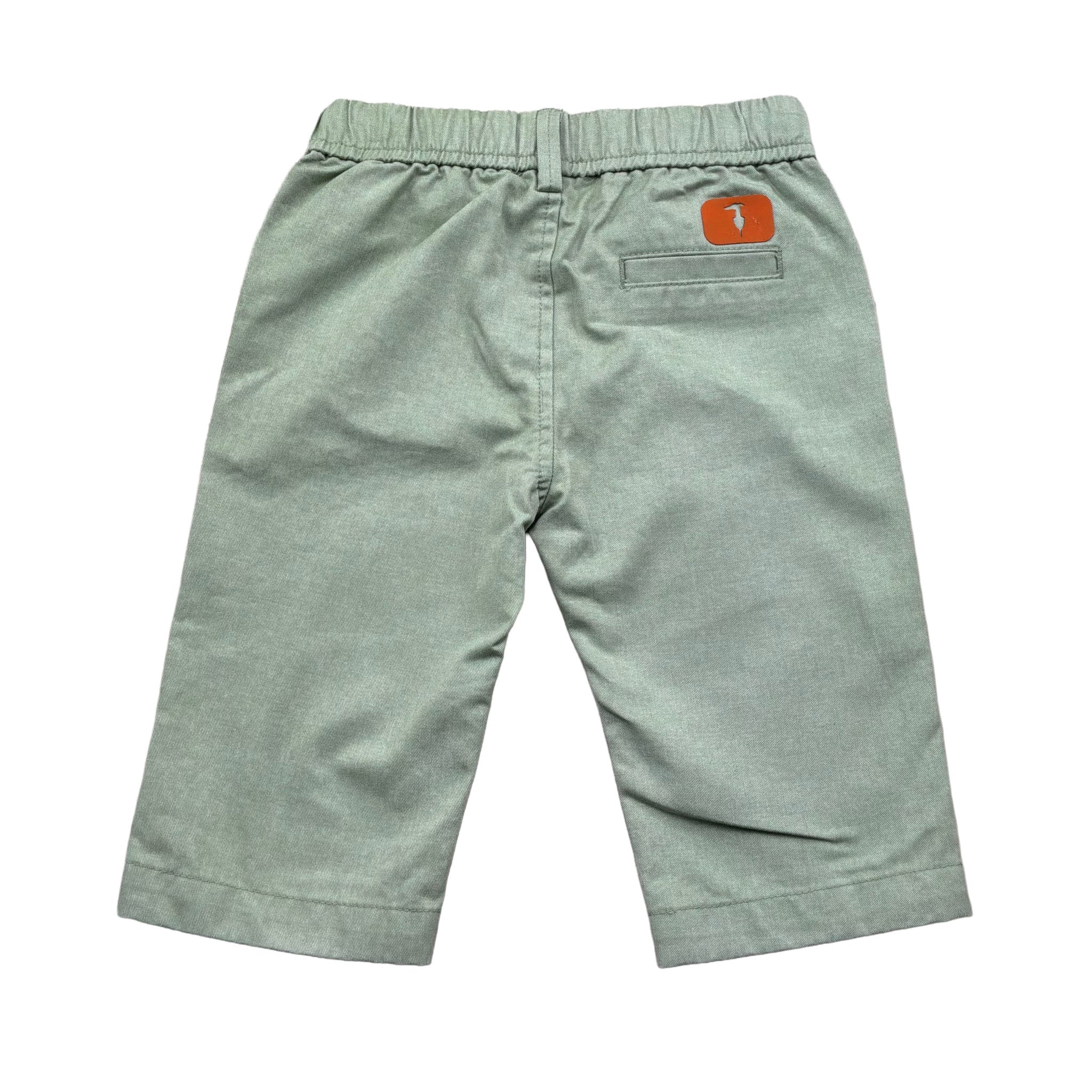 Trussardi Pantalone Tinta Unita con Elastico In Vita per Neonato TIP2605PA VERDE TRUSSARDI 