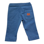 Trussardi Pantalone Tinta Unita con Elastico In Vita per Neonato TIP26086PA BLU TRUSSARDI 