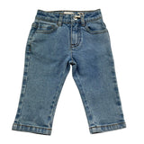Trussardi Jeans Tinta Unita con Girovita Regolabile per Neonato TIP26087PA BLU TRUSSARDI 