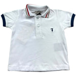Trussardi Polo Mezza Manica Tinta Unita per Neonato TIP26102PO BIANCO TRUSSARDI 