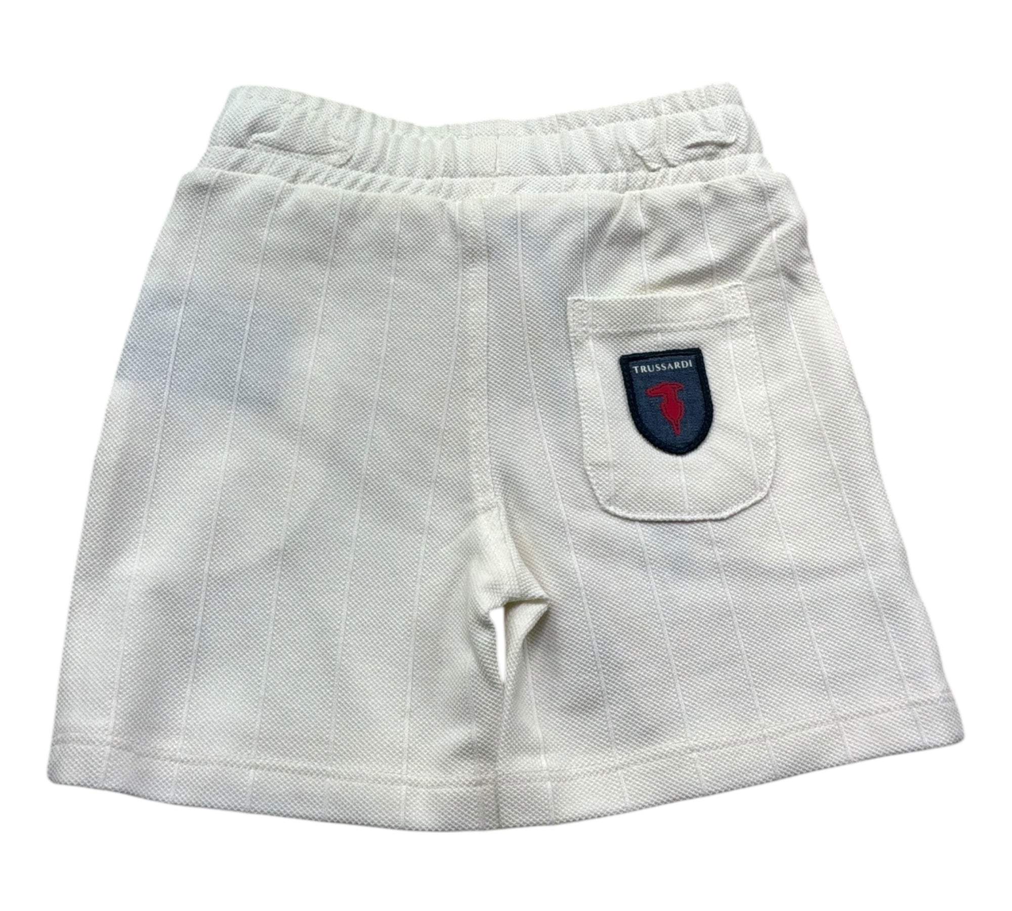 Trussardi Bermuda Tinta Unita con Logo per Neonato TIP26105BE PANNA TRUSSARDI 