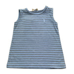 Trussardi Canotta Fantasia A Righe per Neonato TIP26111CNO AZZURRO TRUSSARDI 