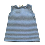 Trussardi Canotta Fantasia A Righe per Neonato TIP26111CNO AZZURRO TRUSSARDI 