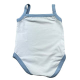Trussardi Body Bretelline Tinta Unita con Logo per Neonata TIP26125BD BIANCO TRUSSARDI 