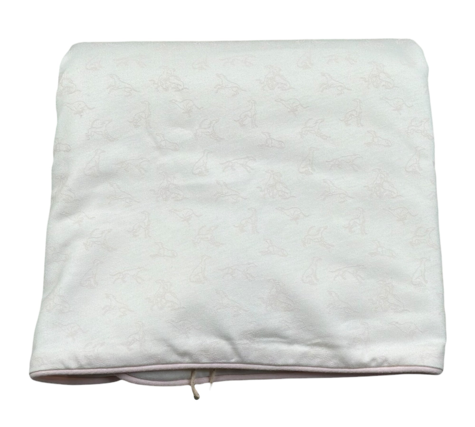 Trussardi Coperta Tinta Unita con Stampe per Neonata TLP26004CEA BIANCO/ROSA TRUSSARDI 