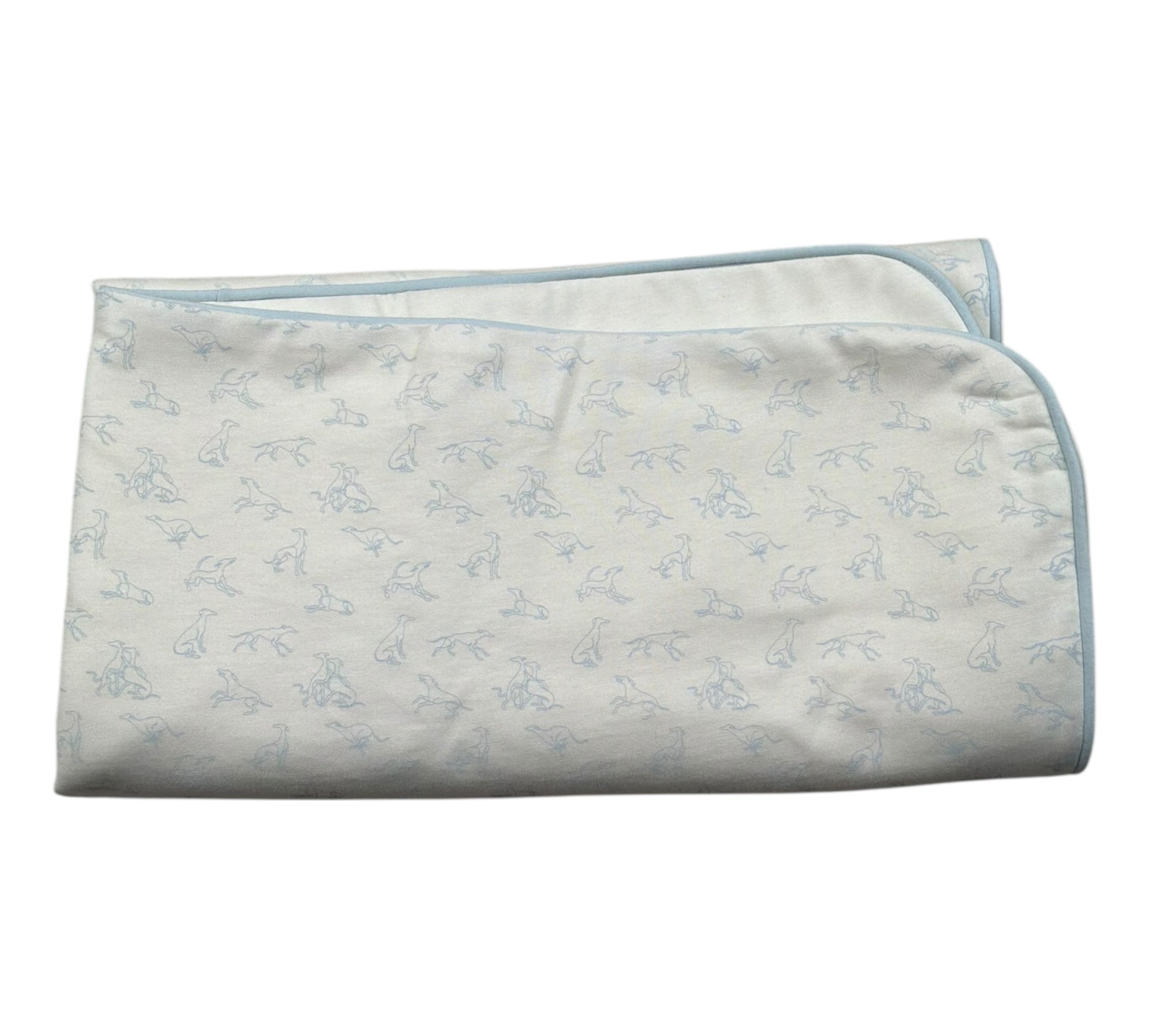 Trussardi Coperta Tinta Unita con Stampe per Neonato TLP26004CE BIANCO TRUSSARDI 