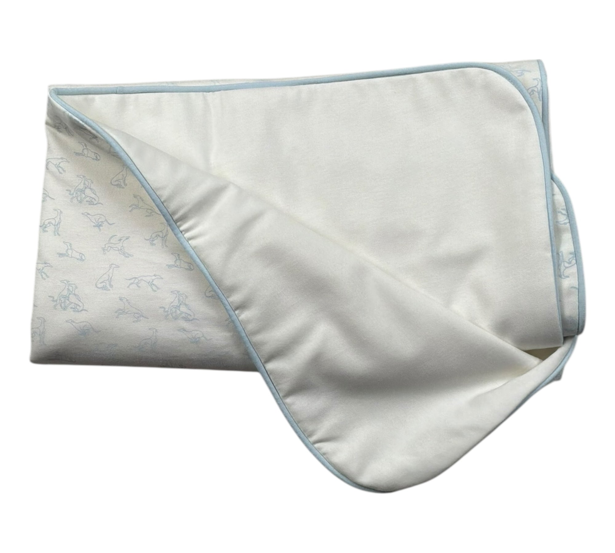 Trussardi Coperta Tinta Unita con Stampe per Neonato TLP26004CE BIANCO TRUSSARDI 