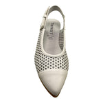 Twinset Ballerina Tinta Unita con Trafori per Bambina 221GCJ04G BIANCO TWINSET 