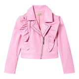 Twinset Chiodo In Ecopelle Tinta Unita per Bambina 241GJ2141 ROSA TWINSET 
