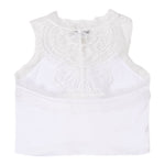Twinset Top Tinta Unita con Ricami per Bambina 251GJ2454 BIANCO TWINSET 