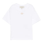 Twinset T-Shirt Girocollo Tinta Unita per Bambina 251GJ2481X BIANCO TWINSET 