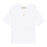 Twinset T-Shirt Girocollo Tinta Unita per Bambina 251GJ2481X BIANCO TWINSET 