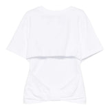 Twinset T-Shirt Girocollo Tinta Unita per Bambina 251GJ2481X BIANCO TWINSET 