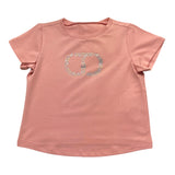 Twinset T-Shirt Girocollo Tinta Unita con Stampa per Neonata 251GJ2485 ROSA TWINSET 