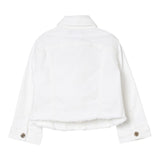 Twinset Giubbino In Denim Tinta Unita per Bambina 251GJ2612 BIANCO TWINSET 