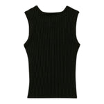 Twinset Canotta Tinta Unita con Logo per Bambina 251GJ3413 NERO TWINSET 
