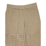 Twinset Pantalone Tinta Unita Traforato per Bambina 251GJ3432 ORO TWINSET 