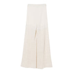 Twinset Pantalone Tinta Unita Traforato per Bambina 251GJ3432X PANNA TWINSET 