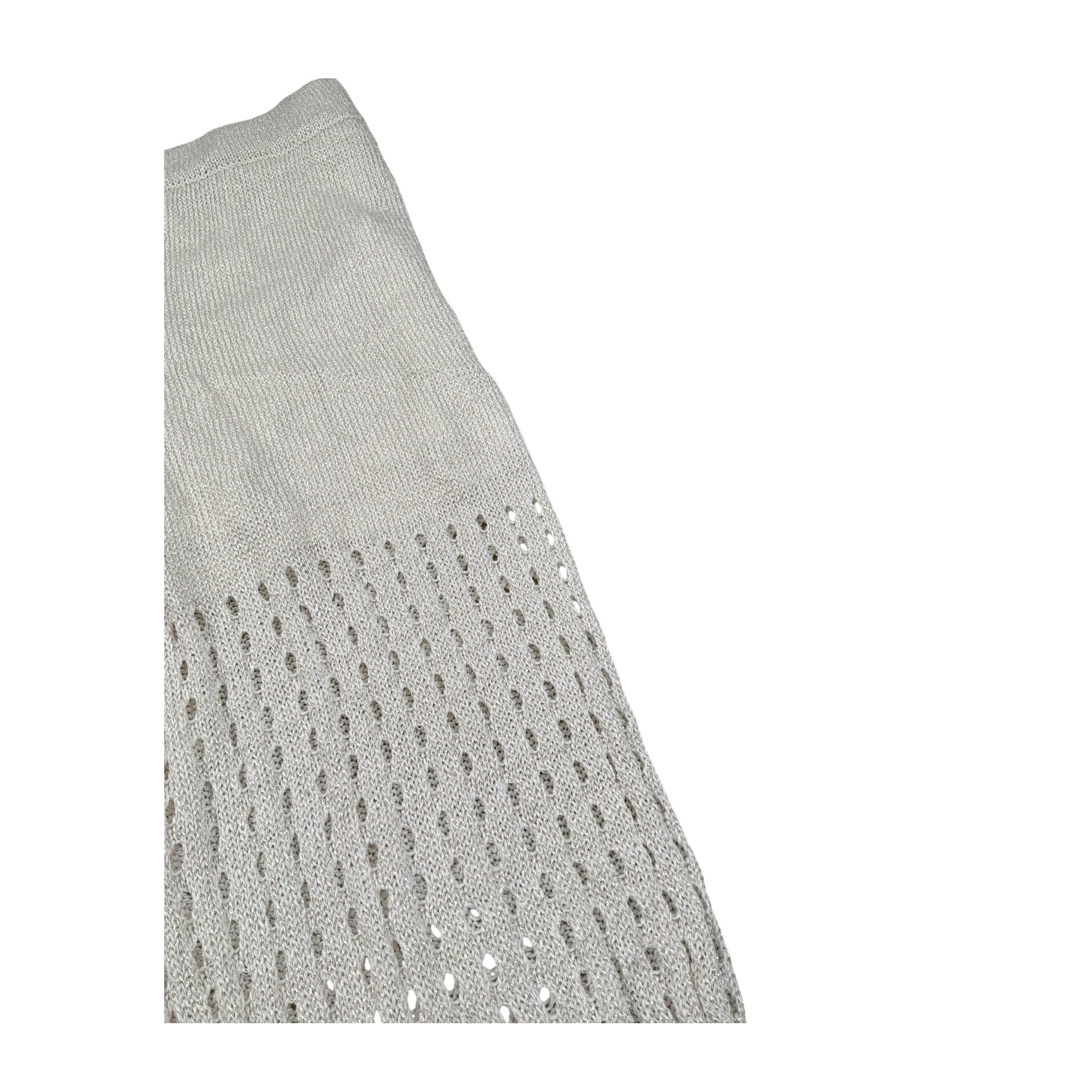 Twinset Pantalone Tinta Unita Traforato per Bambina 251GJ3432X PANNA TWINSET 