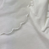 U+È T-Shirt Tinta Unita con Colletto per Bambina UE1773 BIANCO U+è 