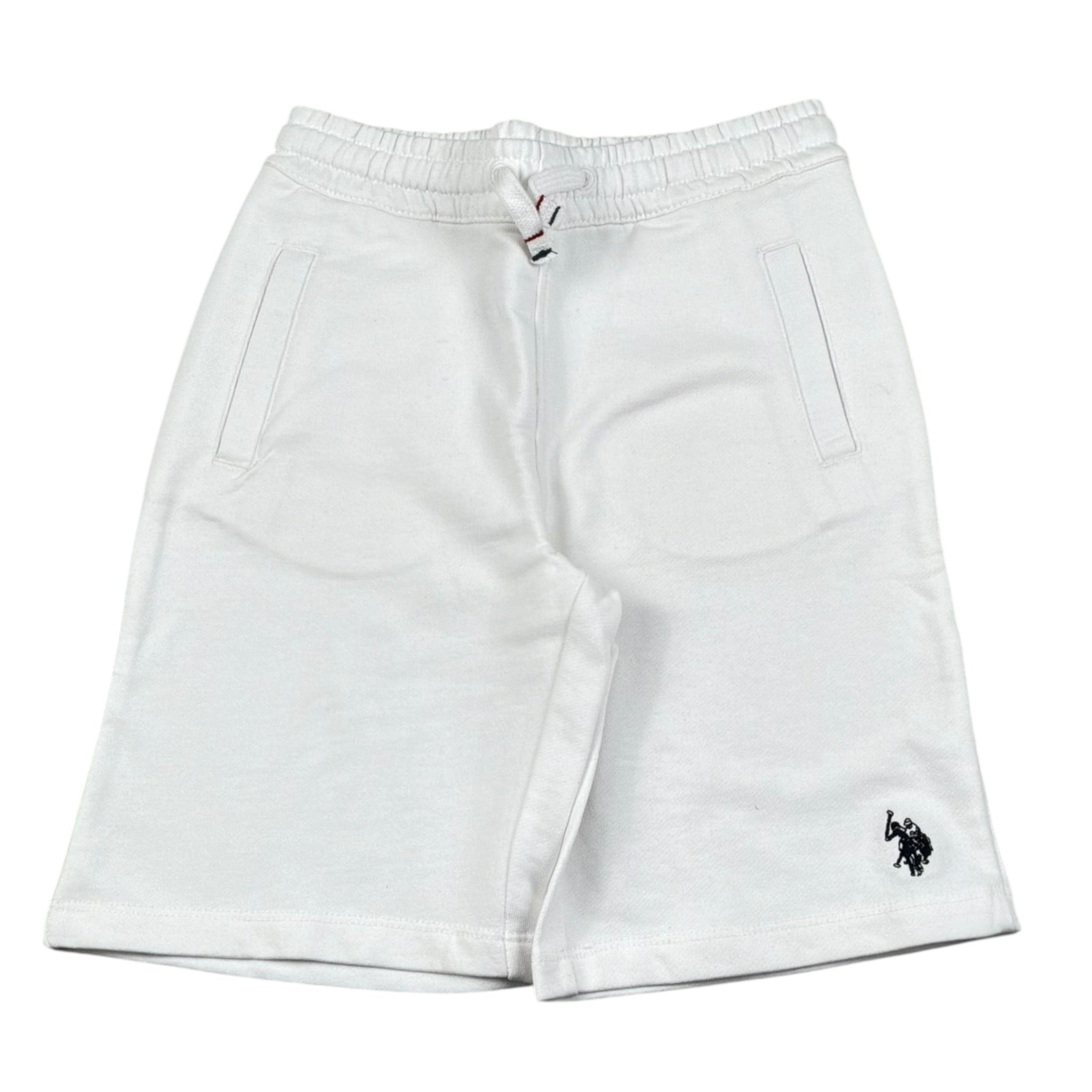 U.S. Pollo Assn Bermuda tinta unita In Tuta Bianco per Bambino 61366 BIANCO U.S. POLLO ASSN 