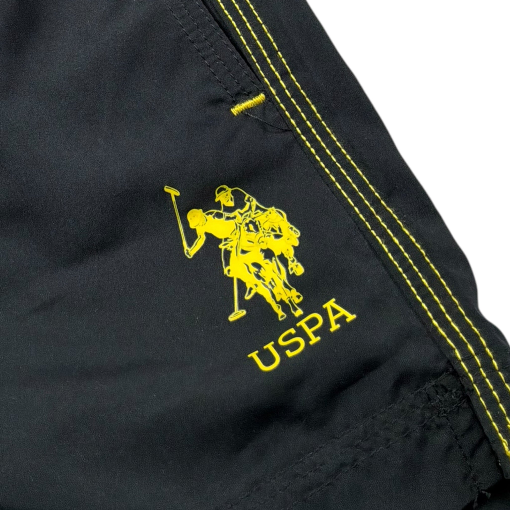 U.S. Pollo Assn Costume Modello Boxer tinta unita Nero per Bambino 65479 NERO U.S. POLLO ASSN 