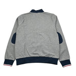 U.S. Polo Assn Felpa con Zip tinta unita con Profili In Contrasto Grigio per Bambino 58752602 GRIGIO U.S. POLO ASSN 