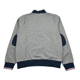 U.S. Polo Assn Felpa con Zip tinta unita con Profili In Contrasto Grigio per Bambino 58752602 GRIGIO U.S. POLO ASSN 