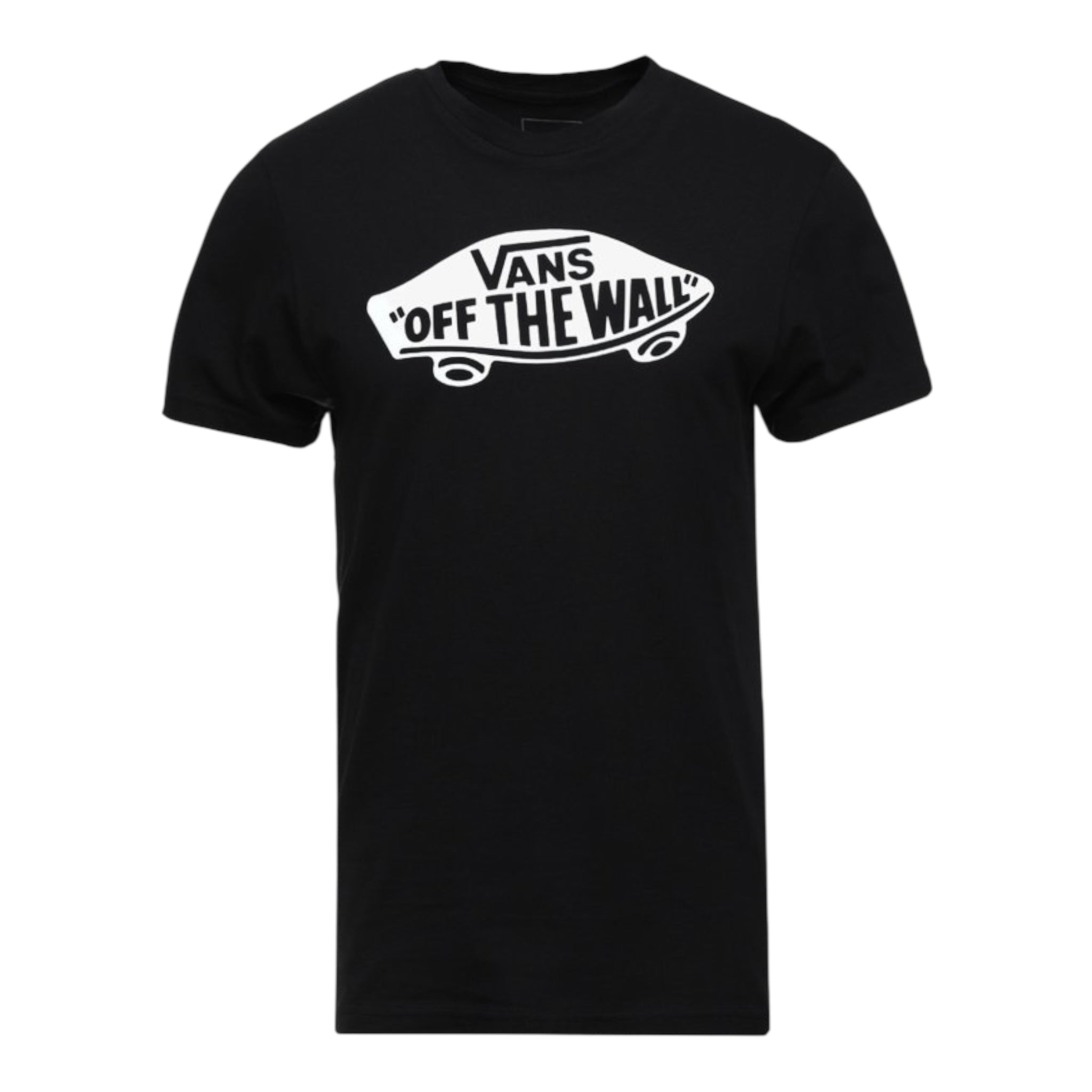Vans T-Shirt Girocollo Tinta Unita con Stampa per Neonato VN0A3IJ1BLK NERO VANS 