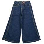 Vicolo Jeans Tinta Unita Modello Palazzo per Neonata 3141PDZ00117N BLU VICOLO 