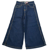 Vicolo Jeans Tinta Unita Modello Palazzo per Neonata 3141PDZ00117N BLU VICOLO 