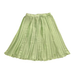 Vicolo Gonna Tinta Unita con Plisset per Bambina 3145G00086 VERDE VICOLO 