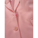 Vicolo Giacca Tinta Unita con Bottoni per Bambina 3145J00052 ROSA VICOLO 