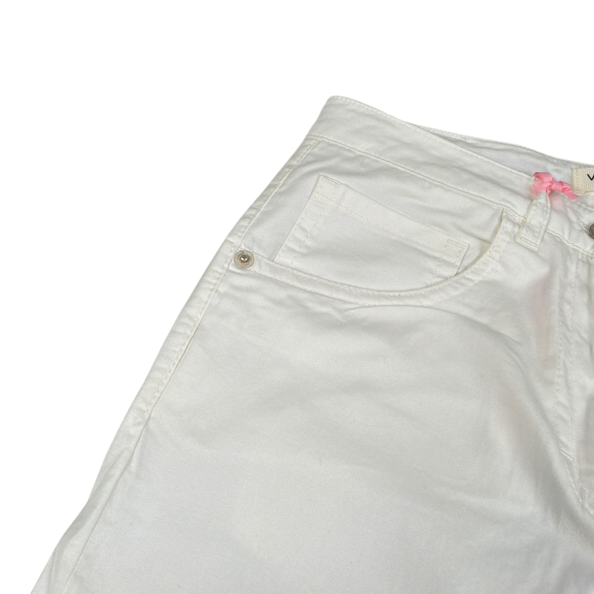 Vicolo Pantalone tinta unita Modello Zampa Panna per Bambina 3145P0814 PANNA VICOLO 