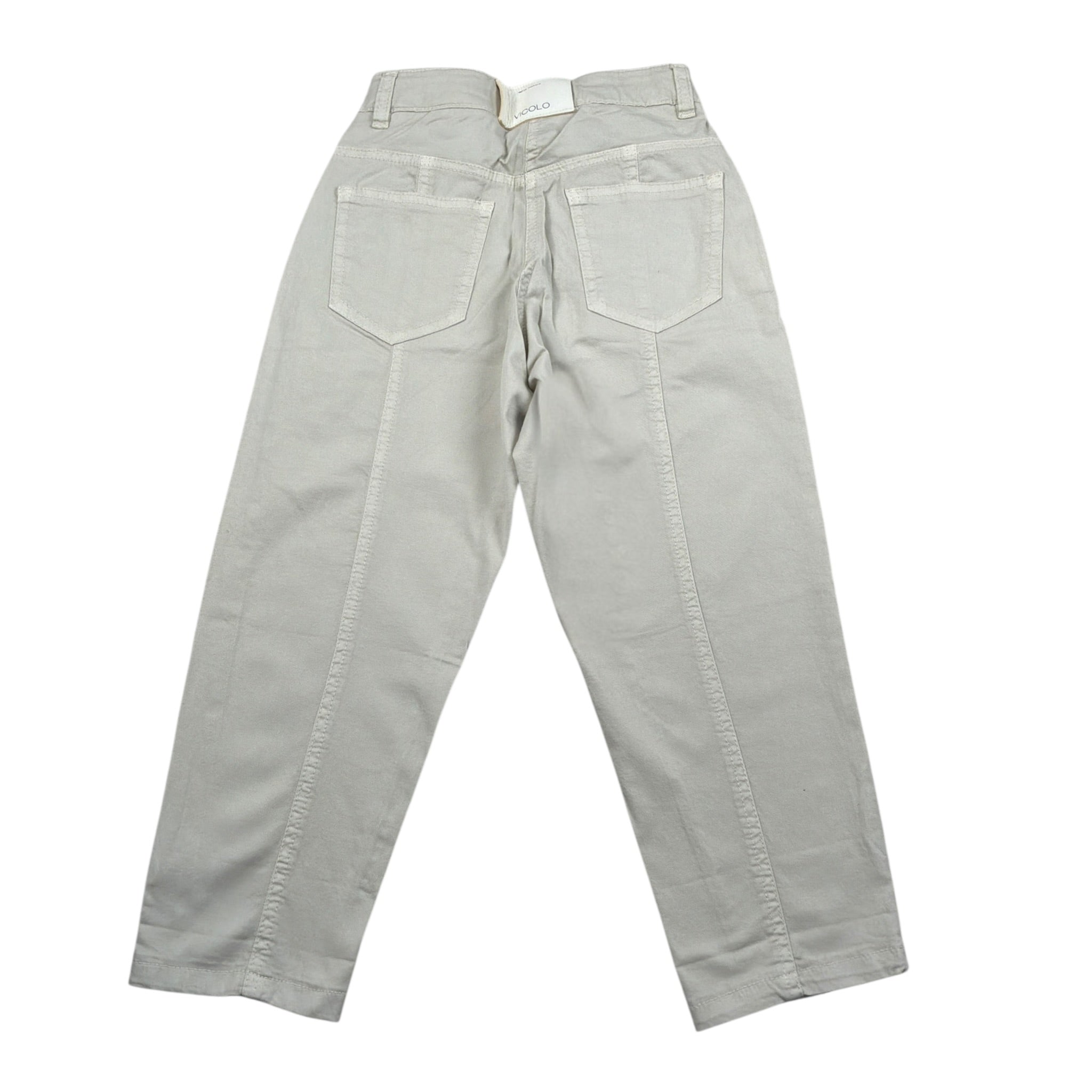 Vicolo Pantalone tinta unita con Girovita Regolabile Beige per Bambina 3145P0847 BEIGE VICOLO 