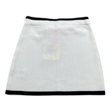 Vicolo Gonna Tinta Unita con Profili In Contrasto per Bambina 3146GW00302 PANNA VICOLO 