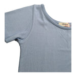 Vicolo T-Shirt Girocollo Tinta Unita per Bambina 3146WY00313 AZZURRO VICOLO 