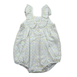 Wedoble Pagliaccetto Giromanica Tinta Unita per Neonata 005152293 BIANCO WEDOBLE 