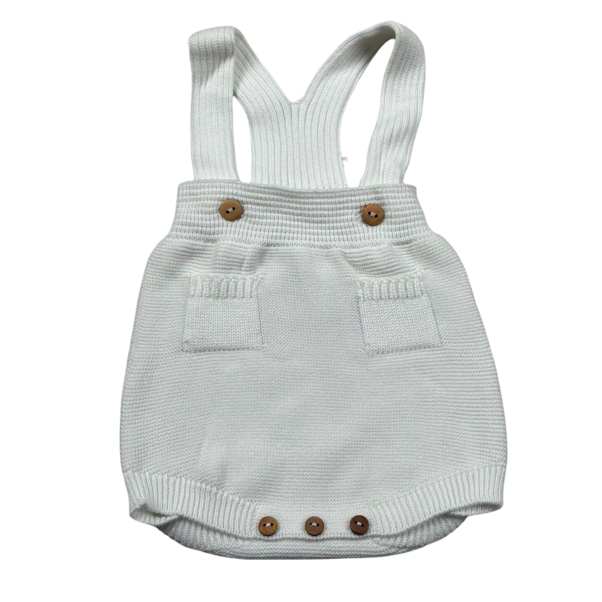 Wedoble Pagliaccetto Tinta Unita per Neonato V2402305C BIANCO WEDOBLE 