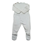 Wedoble Tutina Manica Lunga Tinta Unita per Neonato V2404346A BIANCO WEDOBLE 