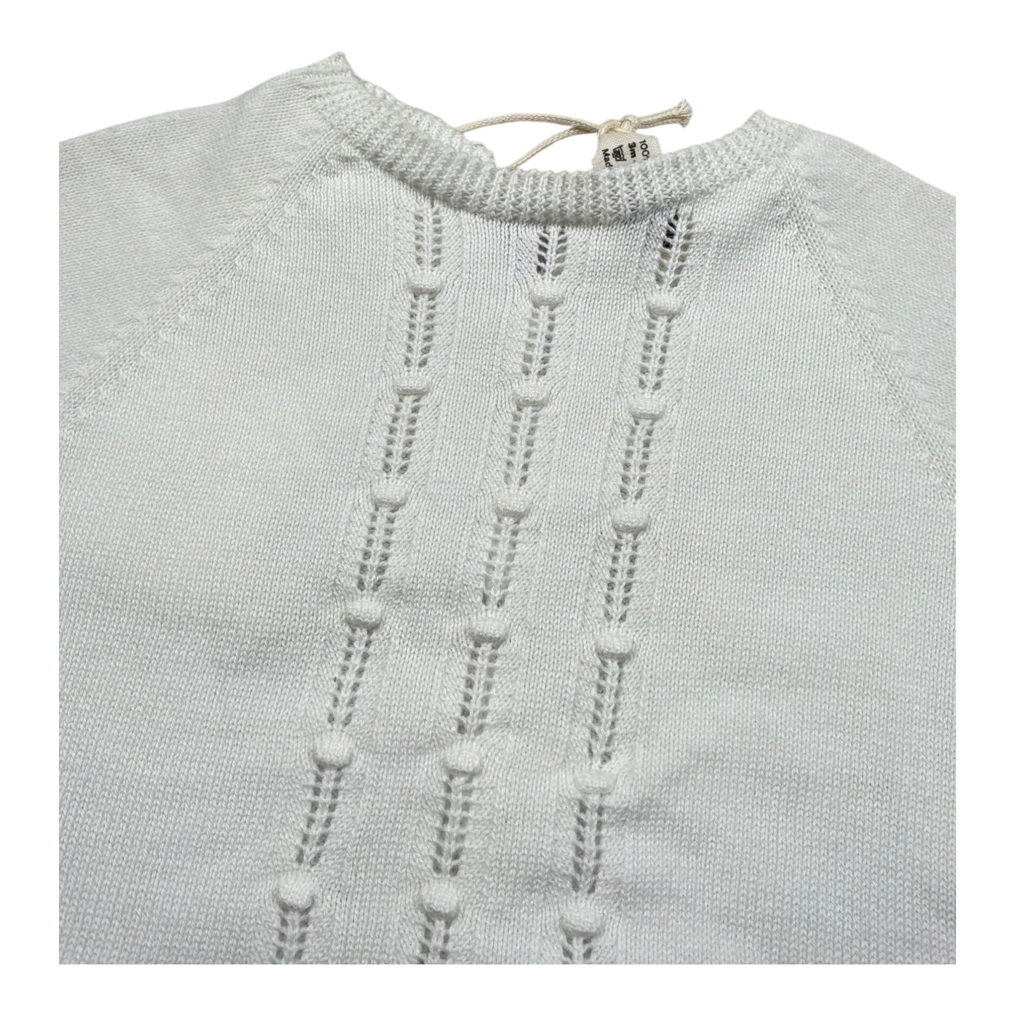 Wedoble Pagliaccetto Mezza Manica Tinta Unita per Neonato V2501305R BIANCO WEDOBLE 