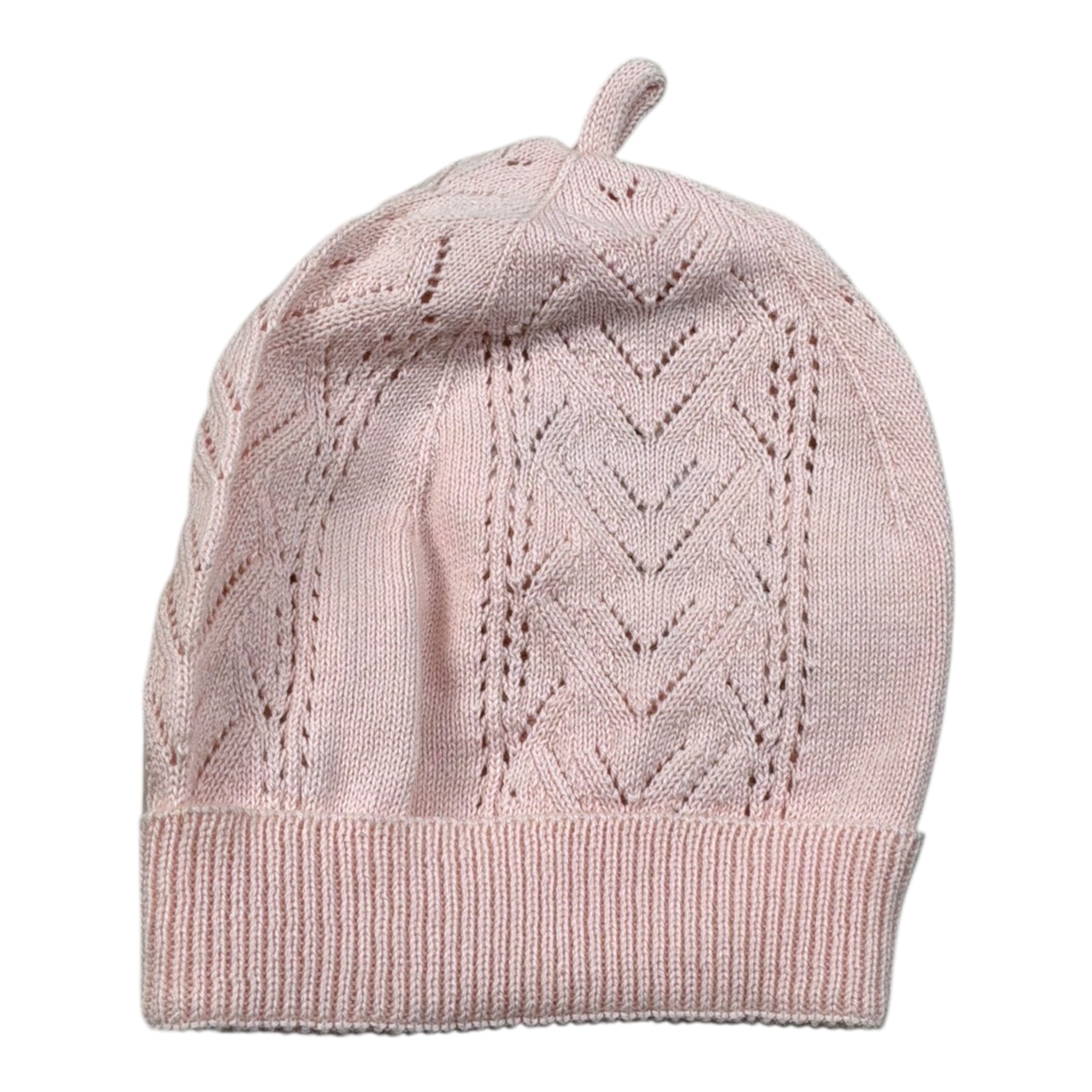 Wedoble Cappello Tinta Unita con Trafori per Neonata V2502307A ROSA WEDOBLE 