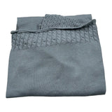 Wedoble Coperta Tinta Unita con Trafori per Neonato V2503306A PETROLIO WEDOBLE 