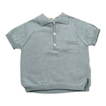 Wedoble T-Shirt Girocollo Tinta Unita per Neonato V2503319A AZZURRO WEDOBLE 