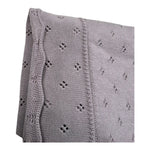 Wedoble Coperta Tinta Unita con Ricami per Neonata V2505306A LILLA WEDOBLE 
