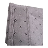 Wedoble Coperta Tinta Unita con Ricami per Neonata V2505306A LILLA WEDOBLE 