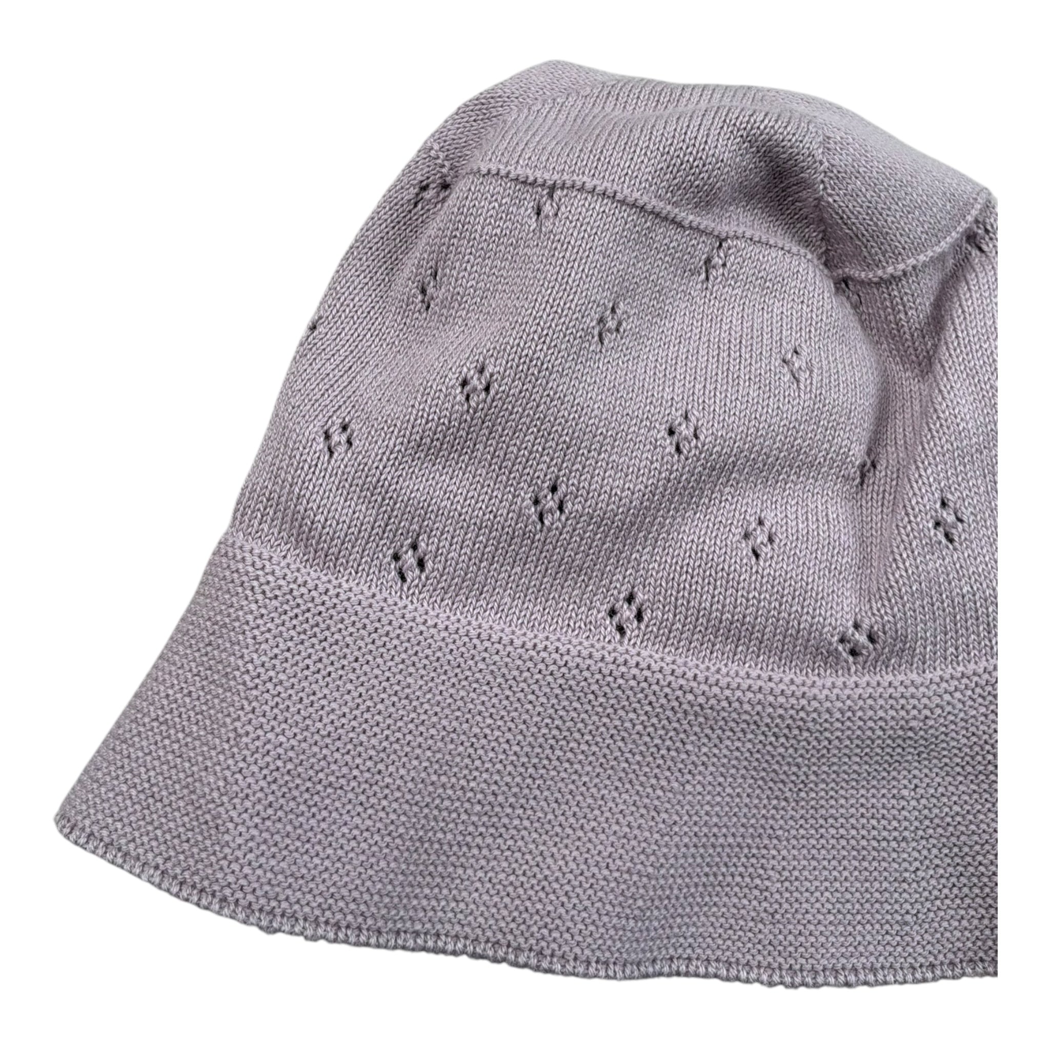Wedoble Cappello Tinta Unita con Trafori per Neonata V2505347A LILLA WEDOBLE 