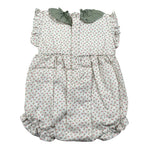 Wedoble Pagliaccetto Mezza Manica Tinta Unita Fantasia Floreale per Neonata V2506705A BIANCO WEDOBLE 