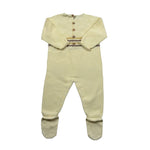 Wedoble Tutina Manica Lunga Tinta Unita per Neonato V2507346R GIALLO WEDOBLE 